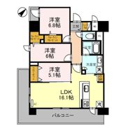 カーサ マリーナ モンテカルロの間取り画像