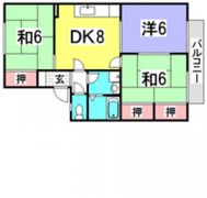フローラル山根の間取り画像