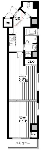 レーヴ西荻窪の間取り画像