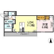 Asakawa1の間取り画像