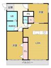 城北ハイツの間取り画像