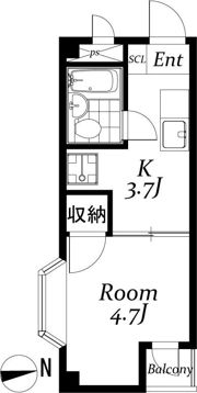 メゾン・ハヤシの間取り画像