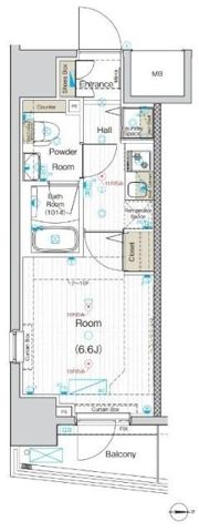 ベルシード阪東橋マキシヴの間取り画像