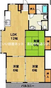 山愛ビルの間取り画像