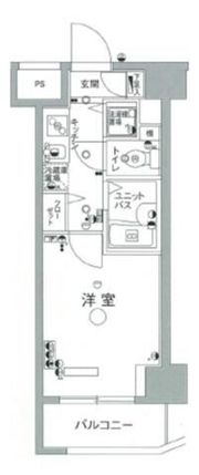 スカイコート後楽園第5の間取り画像