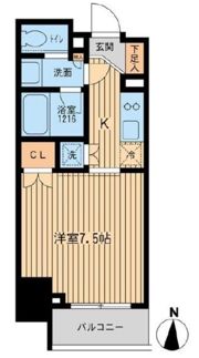 HF上野入谷レジデンスの間取り画像