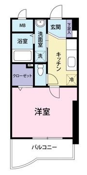 ボニート到津の間取り画像