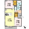 Deサーン A棟の間取り画像