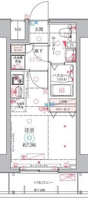 クレヴィスタ大井町の間取り画像