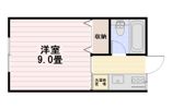 キャンパス赤間Bの間取り画像
