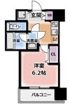 アクアプレイス梅田Ⅲの間取り画像