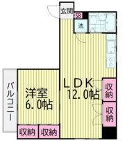 ルナハイツ蒲田の間取り画像