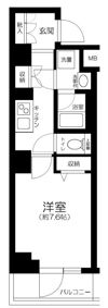 メインステージ千代田岩本町コモデの間取り画像