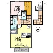 リアン森田の間取り画像