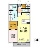 セジュールオッツ南蔵王の間取り画像