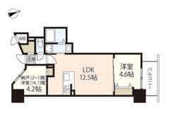 S－RESIDENCE富士見町aglitterの間取り画像