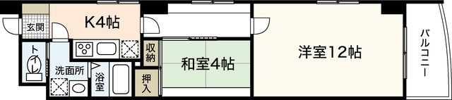 パーセ宝町の間取り画像