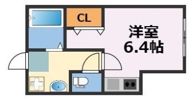 五條ハイツの間取り画像