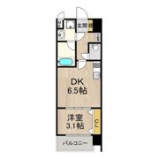 スプランディッド難波SOUTHの間取り画像