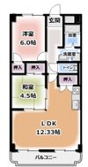 ハイツ栄の間取り画像
