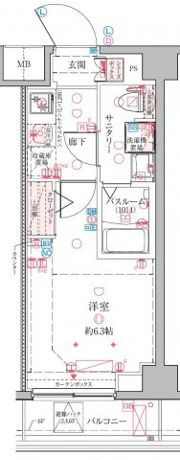 クレヴィスタ横浜綱島の間取り画像