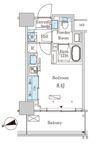 パークアクシス大塚ステーションゲートタワーの間取り画像