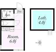 ユナイト和田町ラファイエットの間取り画像