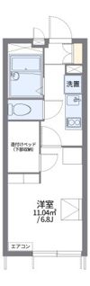 レオパレスHARUSHIの間取り画像
