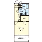 Prime水前寺駅前の間取り画像