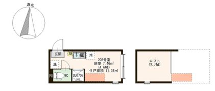 レインパレス西大島の間取り画像