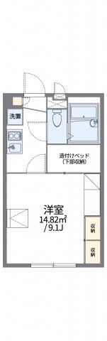 レオパレスレヴの間取り画像