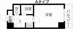 多賀町マンションの間取り画像