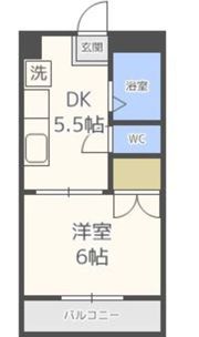 ハウスグリーン箱崎スマートイーストの間取り画像