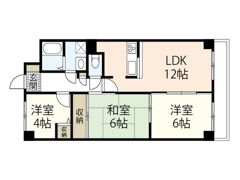 カルフール大町の間取り画像