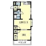 東郷ハイツの間取り画像