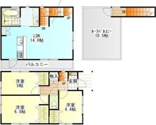 栢山貸家 LILIUM E棟の間取り画像