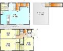 栢山貸家 LILIUM E棟の間取り画像