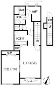 プラートフジ参番館の間取り画像