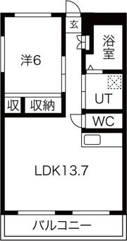 ラ・メゾンあさひの間取り画像