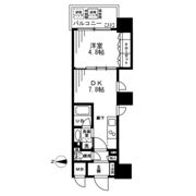 ザ・パークハビオ天満橋の間取り画像