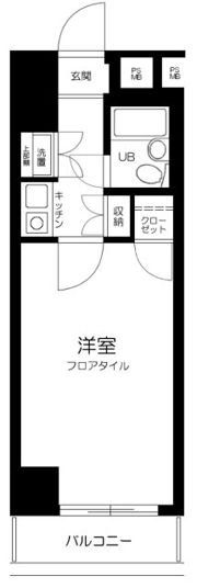 ゾンネンハイム元住吉の間取り画像