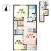 仮）阿見町中央新築アパートの間取り画像