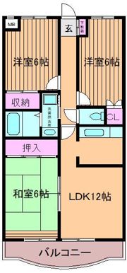 ウィーブ北町の間取り画像