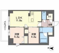 セントリヴィエ大阪梅田の間取り画像