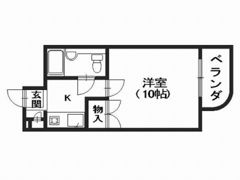 ハイネUの間取り画像