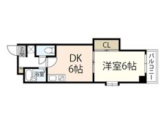 コーポ西縮景園の間取り画像