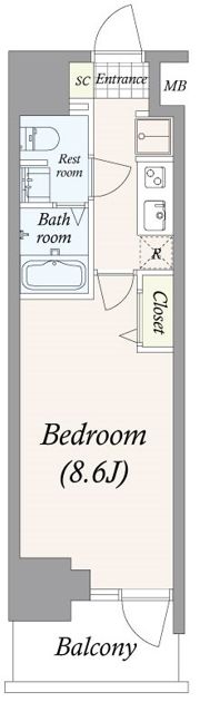 Valore NishisugamoⅡの間取り画像