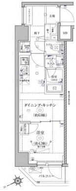 RELUXIA亀戸の間取り画像