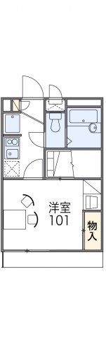 レオパレスイシバシミナミの間取り画像