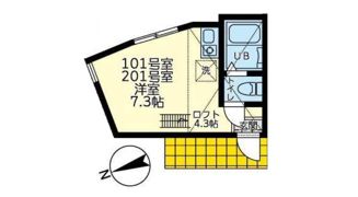 ユナイト追浜ハンプトンの間取り画像